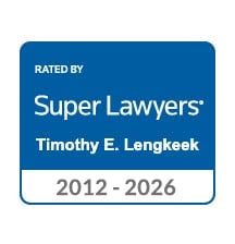 Rated by Super Lawyers Timothy E. Lengkeek 2012-2026
